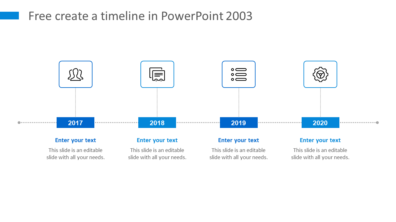 Free - Modern Free Editable Timeline For PowerPoint Presentation